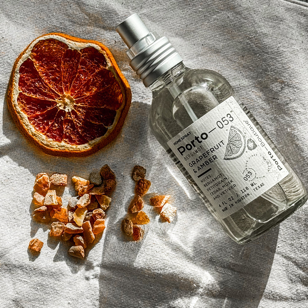 Porto-053 Room Spray – Linen & Fabric Freshener – High Fragrance Concentration – Vegan & Handmade in USA – 4 oz