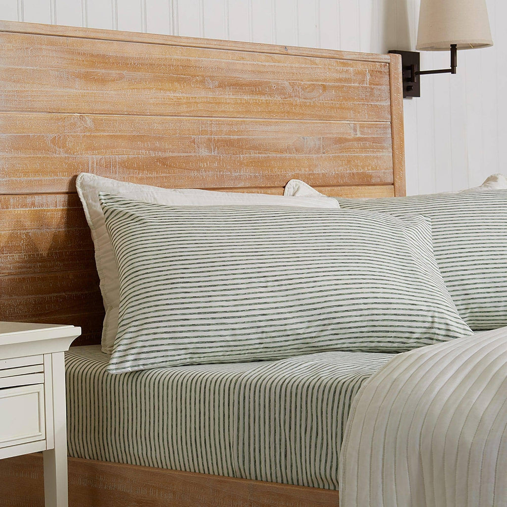 Striped Microfiber Sheet Set