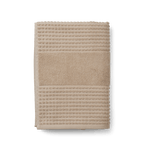 JUNA Check Bath Sheet, Sand