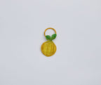 Lemon Napkin Ring – 3.5” Handwoven Iraca Palm – Artisan Summer Table Decor from Colombia