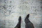 Full overhead view of Kerman carpet 8.5x13.5