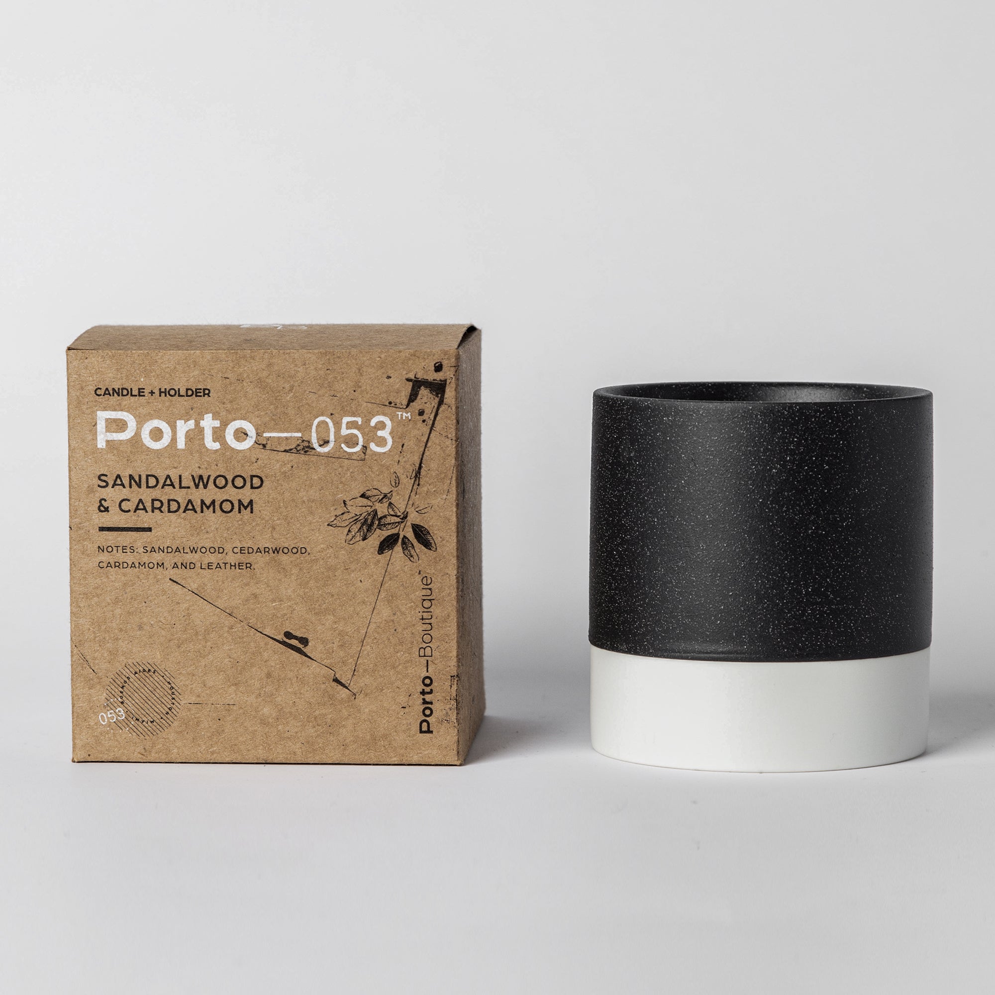 Porto-053 Soy Wax Scented Candle — Ceramic Holder 112