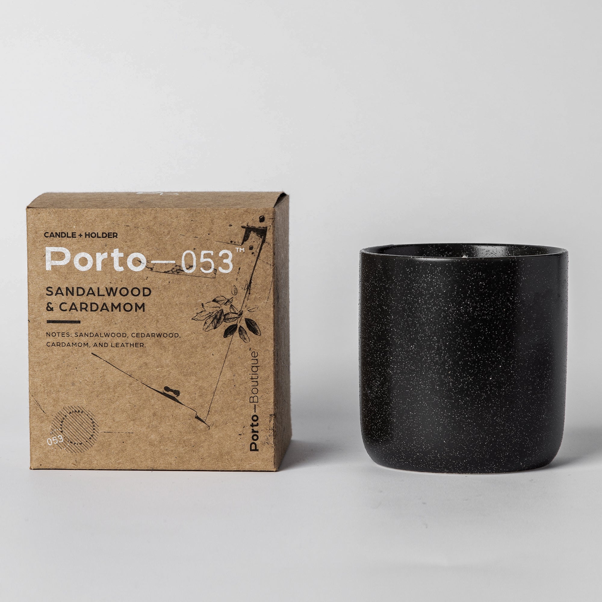 Porto-053 Soy Wax Scented Candle — Ceramic Holder 115