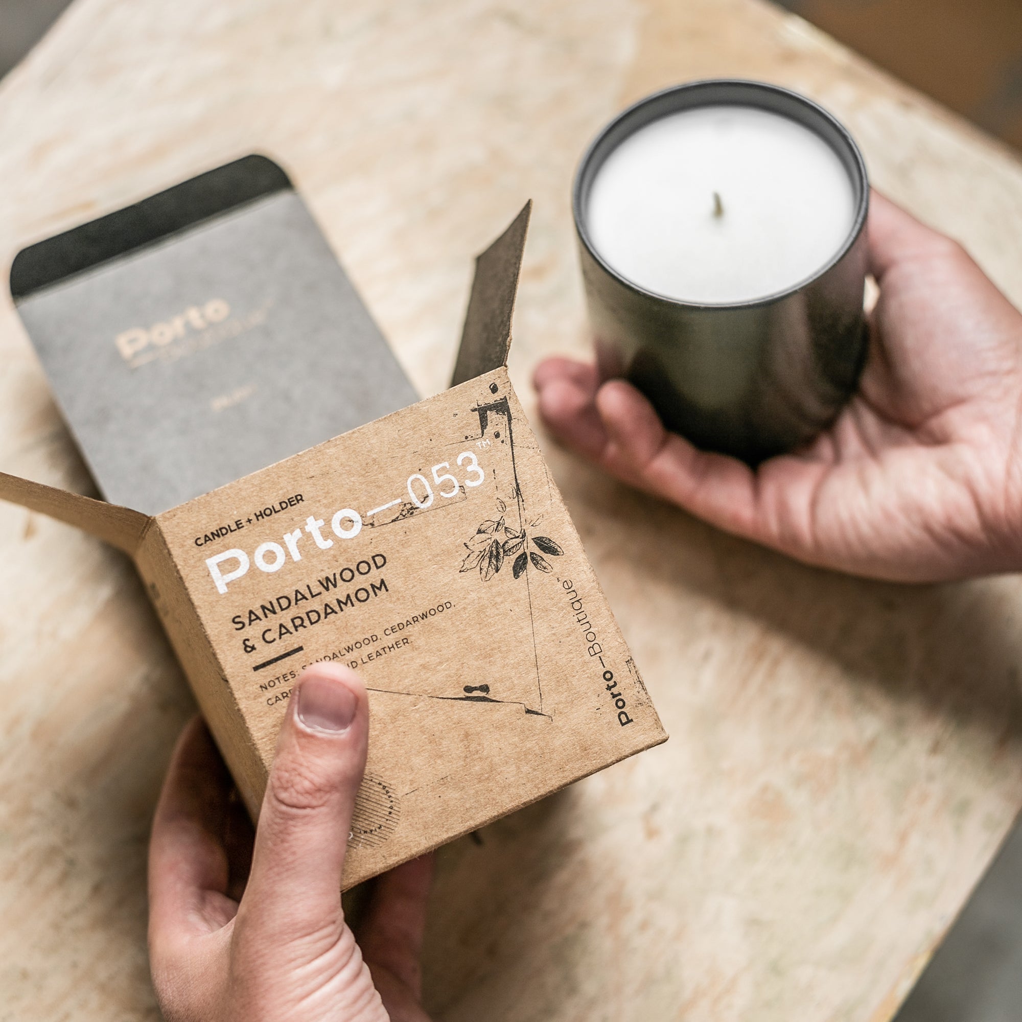 Porto-053 Soy Wax Scented Candle — Ceramic Holder 115