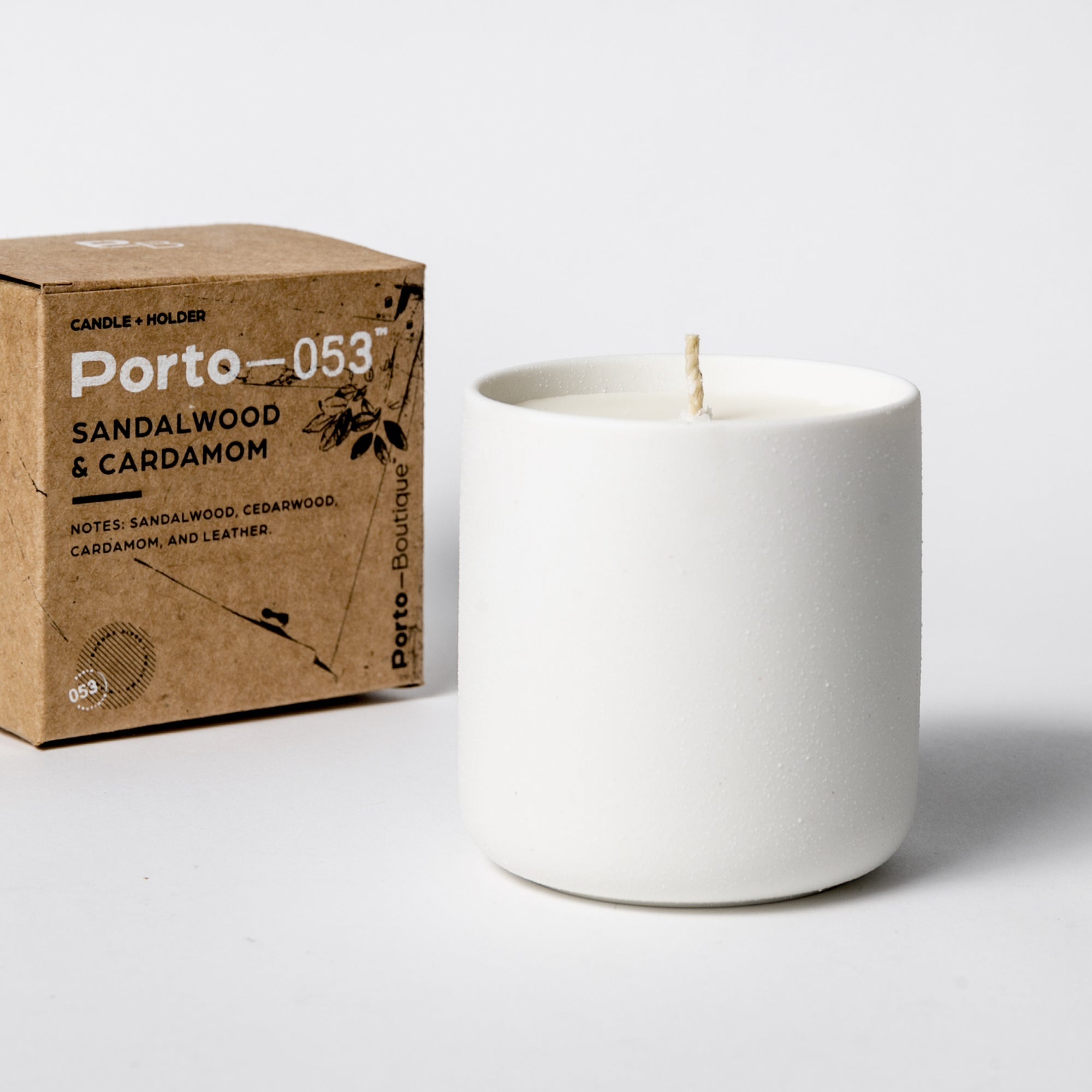 Porto-053 Soy Wax Scented Candle — Ceramic Holder 118