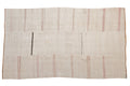 Vintage Hemp Kilim Carpet 5.5x9.5, hand-knotted one of a kind piece