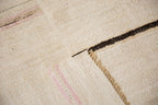 Vintage Hemp Kilim Carpet 5.5x9.5, hand-knotted one of a kind piece