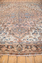 Back of the hand-knotted rug showing construction