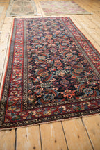 Back of the hand-knotted rug showing construction