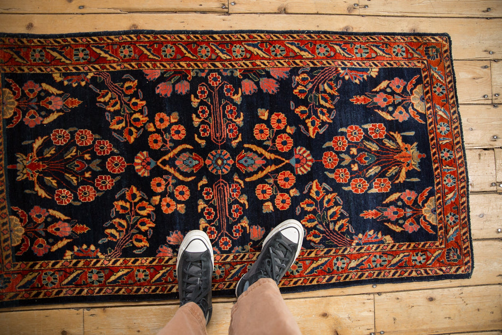 Full overhead view of Mohajeran Sarouk runner 2.5x5
