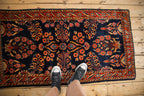 Full overhead view of Mohajeran Sarouk runner 2.5x5