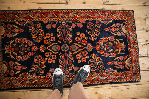 Full overhead view of Mohajeran Sarouk runner 2.5x5