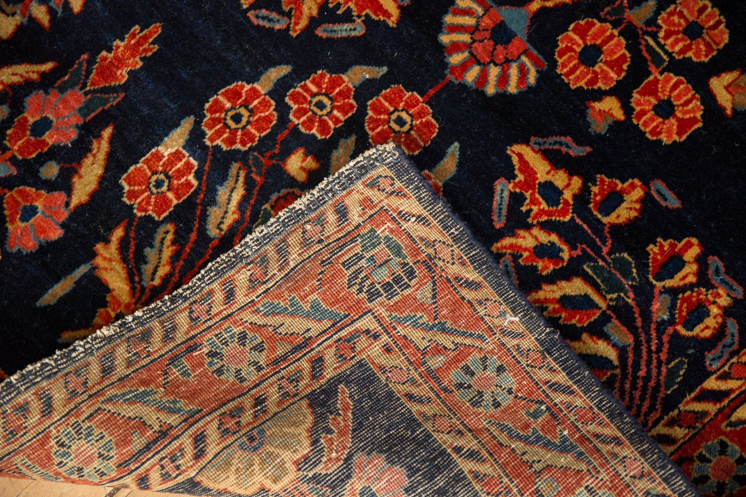 Full overhead view of Mohajeran Sarouk runner 2.5x5