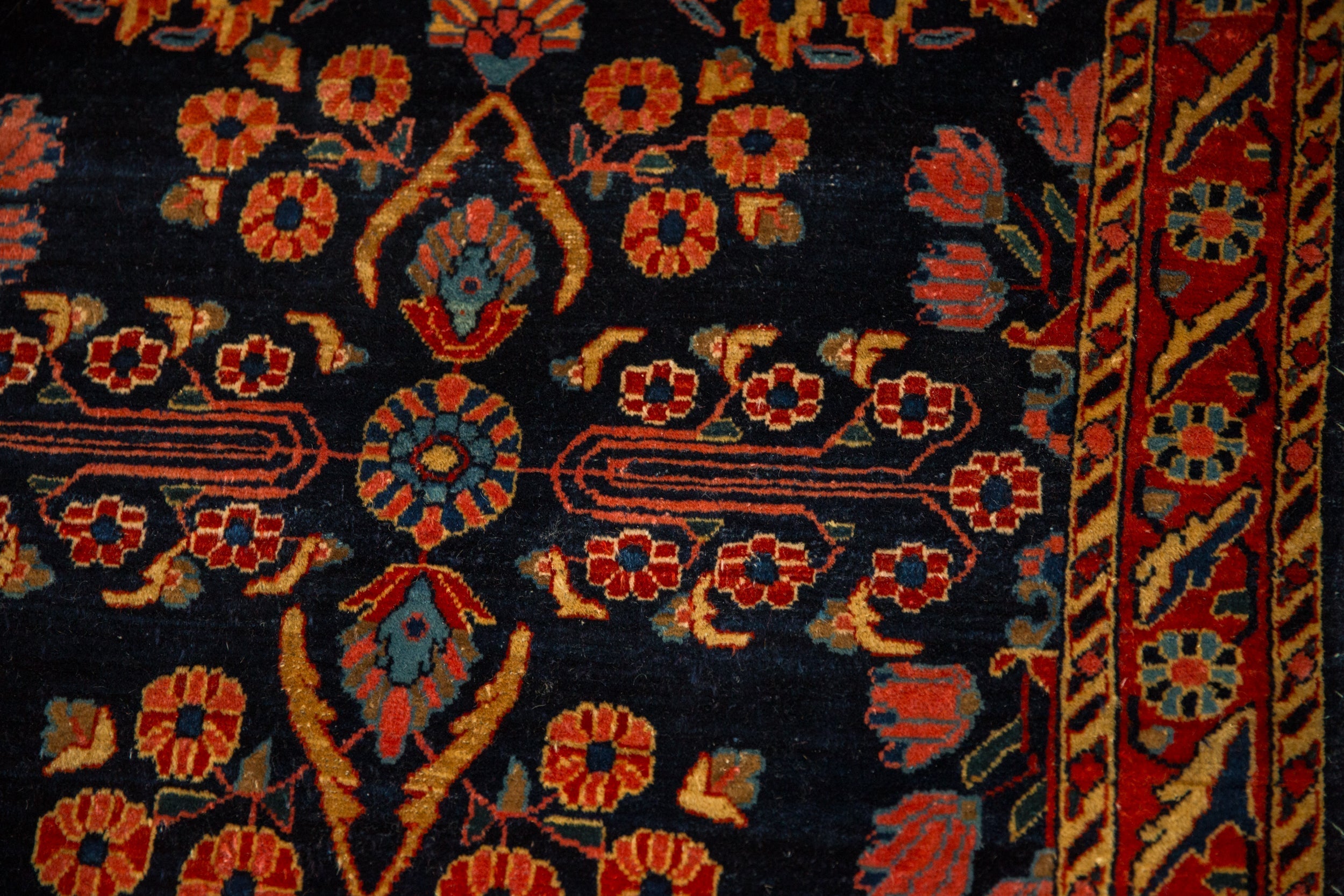 Close-up detail of pattern and pile