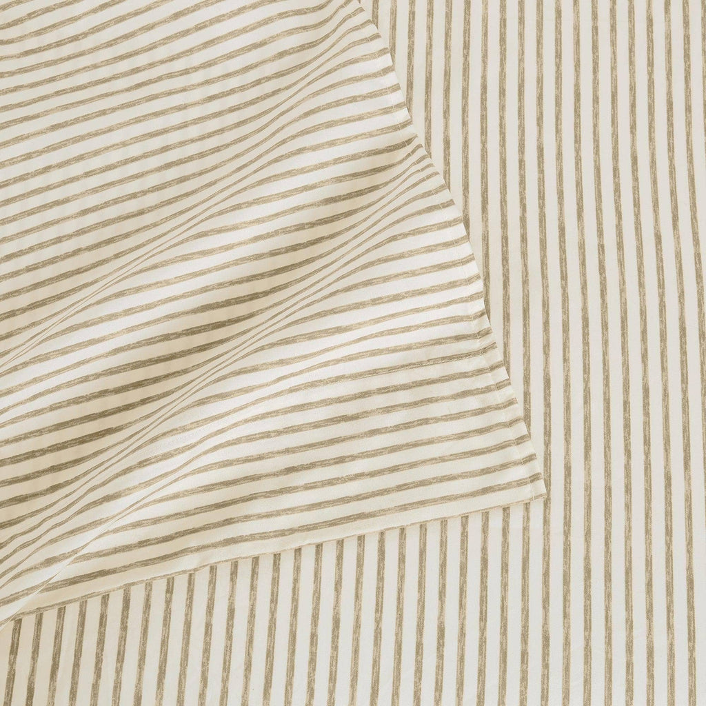Striped Microfiber Sheet Set