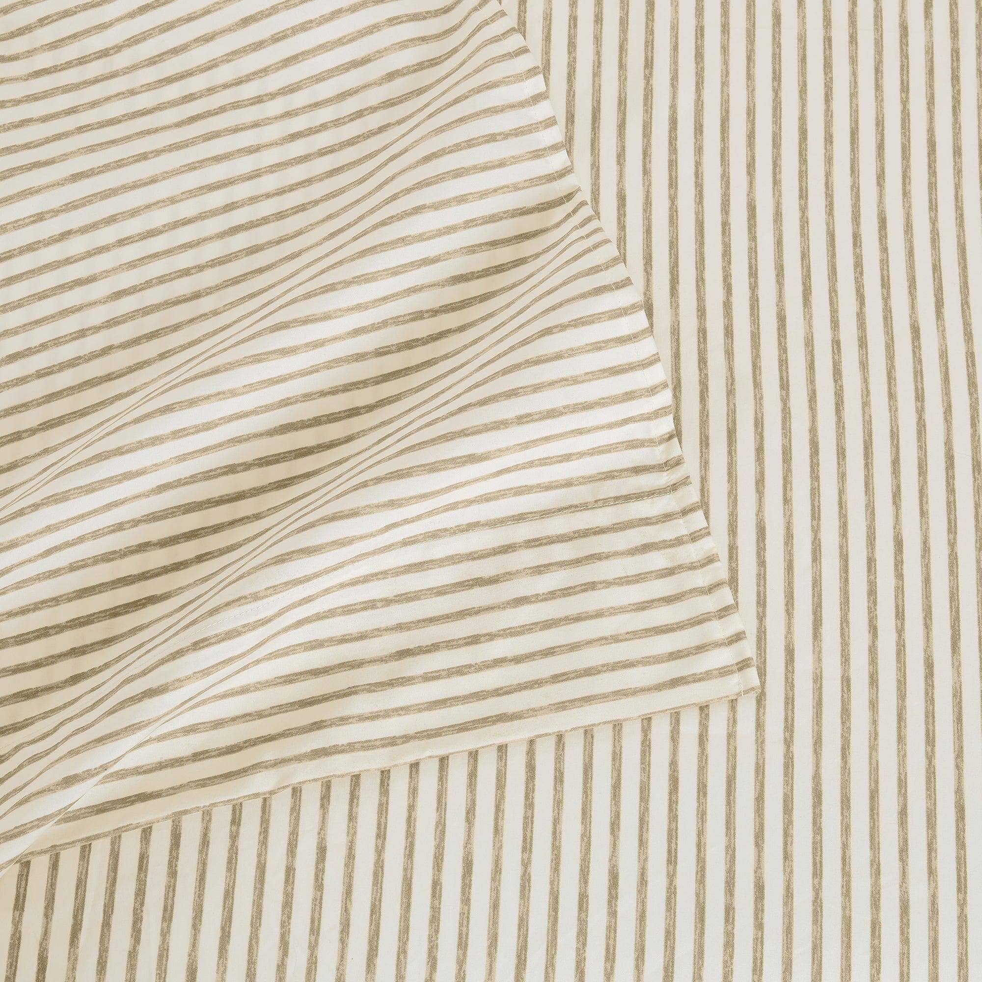 Striped Microfiber Sheet Set