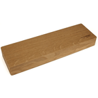Closed oak wood presentation box