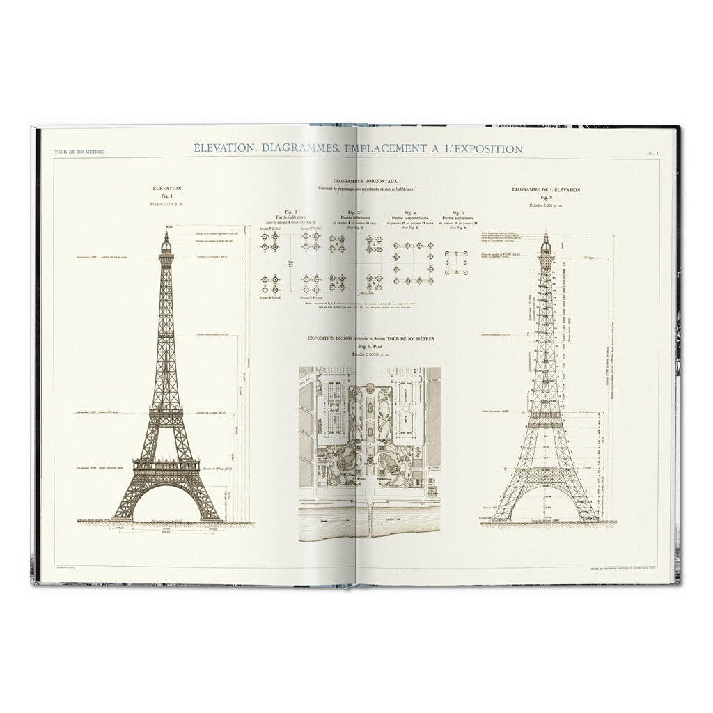 The Eiffel Tower (German, French, English, Italian)