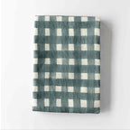 Blue Cross-Hatch Tablecloth