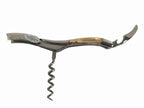 Opened corkscrew showing the spiral and foil cutter