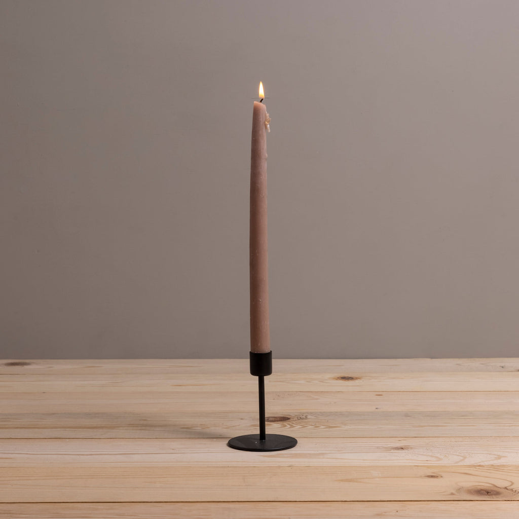 Kent Black Taper Candle Holder, Medium