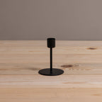 Kent Black Taper Candle Holder, Medium