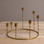 Kent Gold Candlestick Wreath, Large