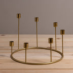 Kent Gold Candlestick Wreath, Large