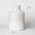 216 — Minimalist Ceramic Vase | Matte Finish Home Decor