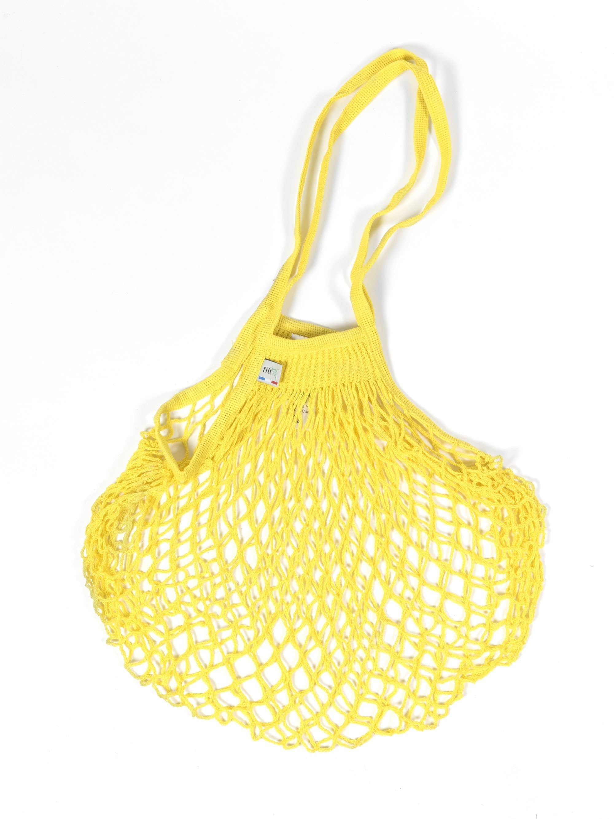 Filt Bright Yellow Cotton Shopper Medium-220JAUNE
