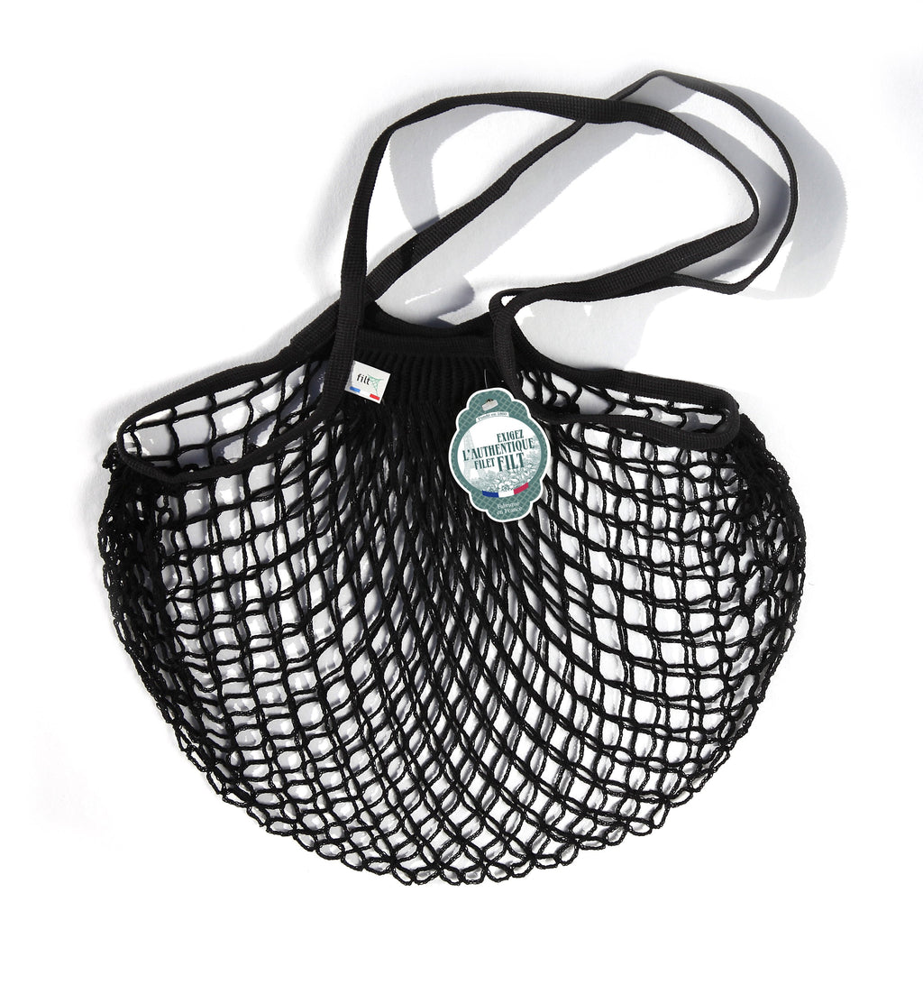 Filt Black Cotton Shopper Medium-220BLKMe