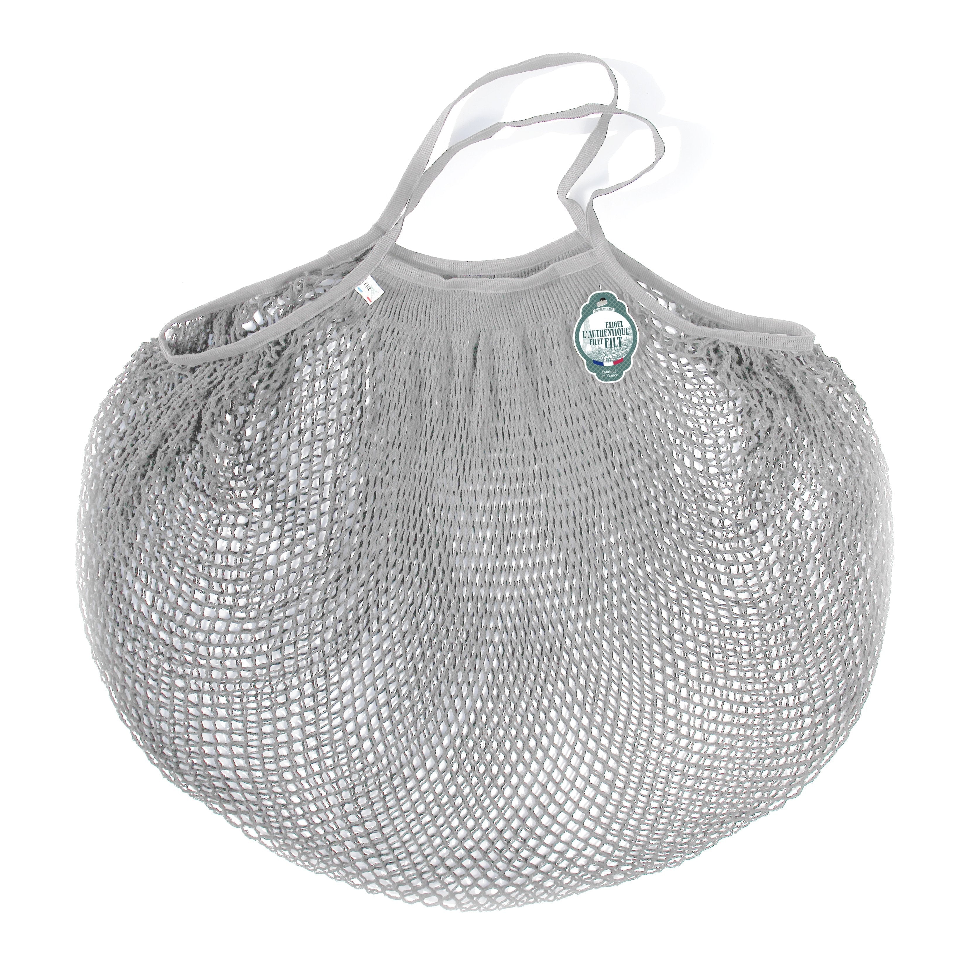Filt Grey Cotton Shopper Large-230GRIS.PLUIE