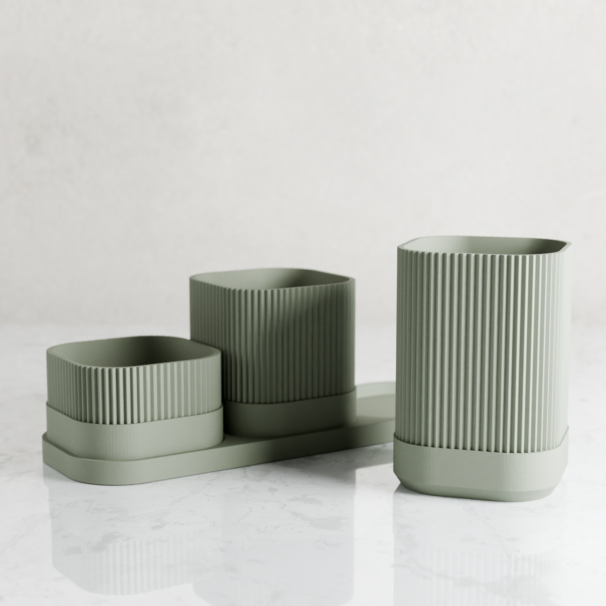 3 Piece Pencil Holder from Modernized Pottery