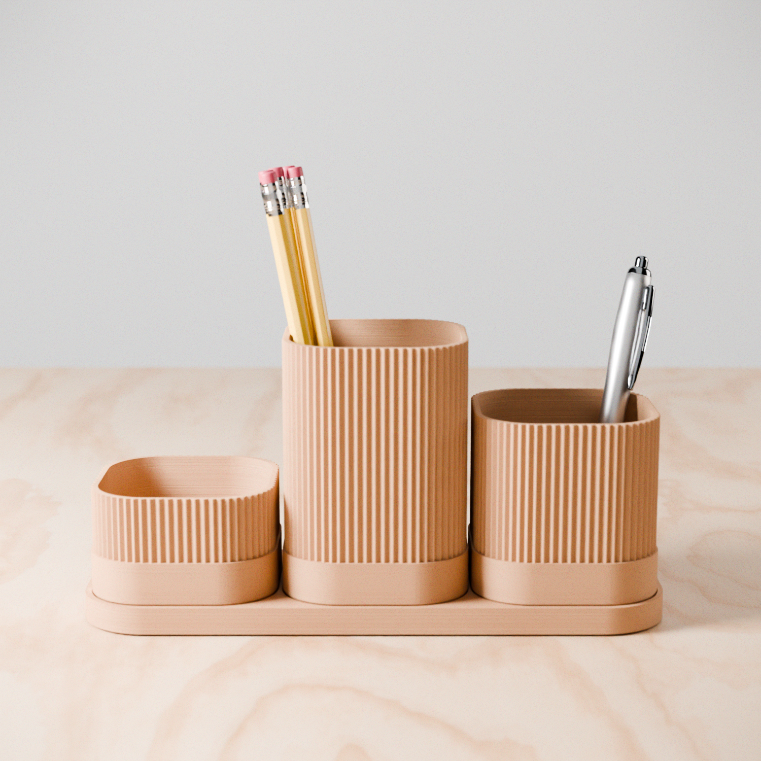3 Piece Pencil Holder from Modernized Pottery