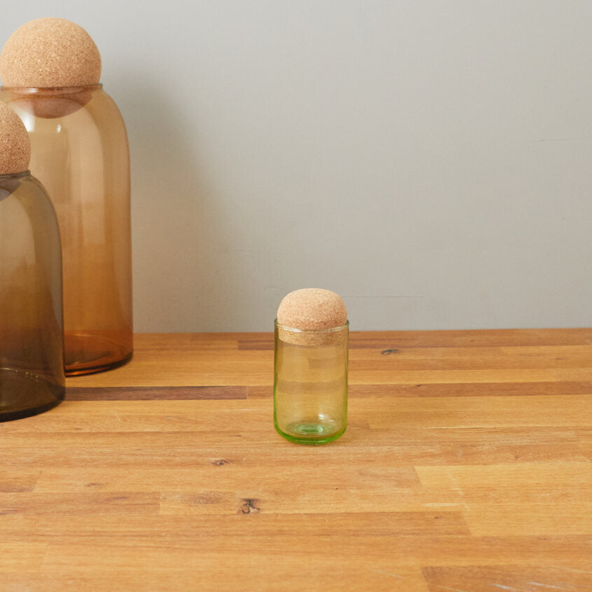 Evia Spice Jar, Pale Aqua