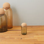 Evia Spice Jar, Granite Green