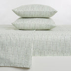 Striped Microfiber Sheet Set