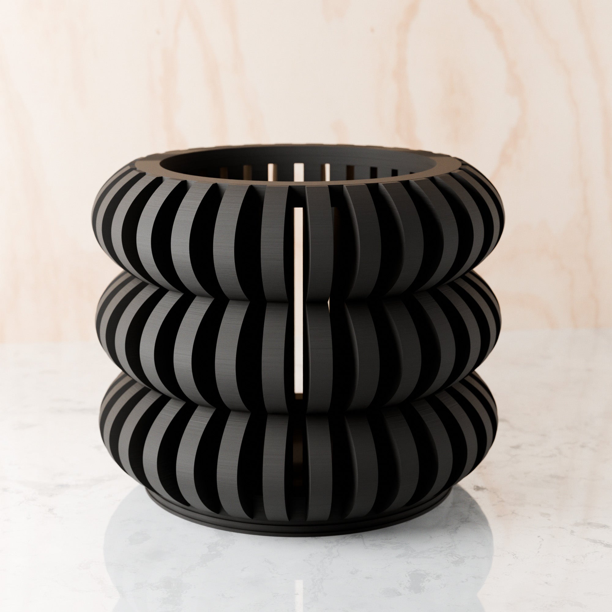 Triple Bubble Orchid Planter from Modernized Pottery