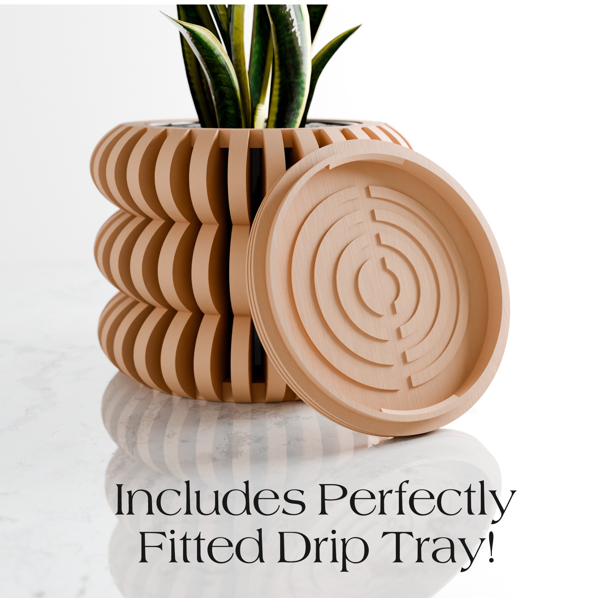 Triple Bubble Orchid Planter from Modernized Pottery