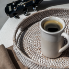 404 - Round Rattan Tray