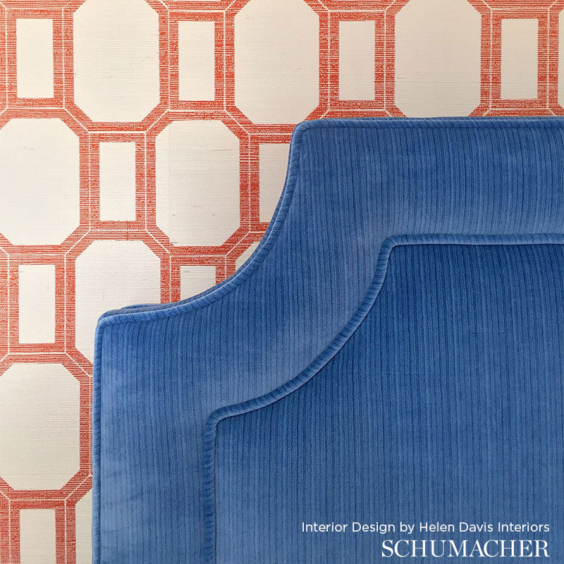 Antique Strie Velvet - Linen - Schumacher 43041 Fabric