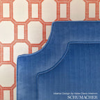 Antique Strie Velvet - Linen - Schumacher 43041 Fabric