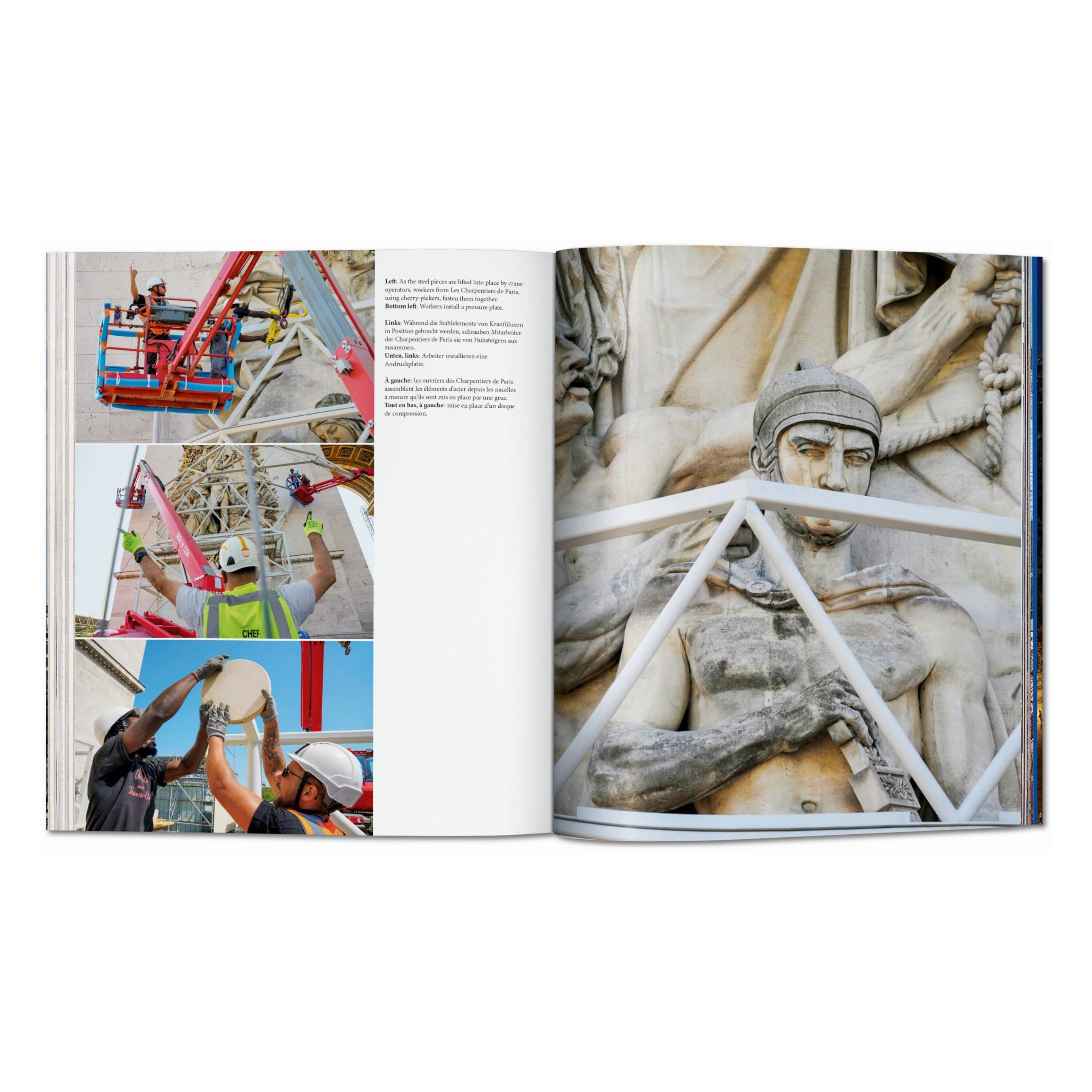 Christo and Jeanne-Claude. L’Arc de Triomphe, Wrapped (German, French, English)