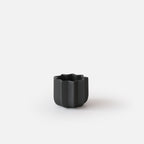 ridged ceramic planter by Misewell