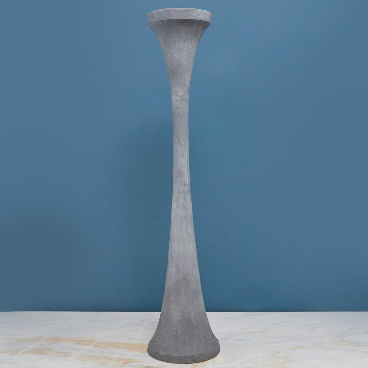 Petra Zinc Pedestal, Tall