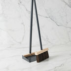 Andree Jardin "Mr & Mrs Clynk" Large Complete Dustpan & Hand Brush Black