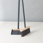 Andree Jardin "Mr & Mrs Clynk" Large Complete Dustpan & Hand Brush Black