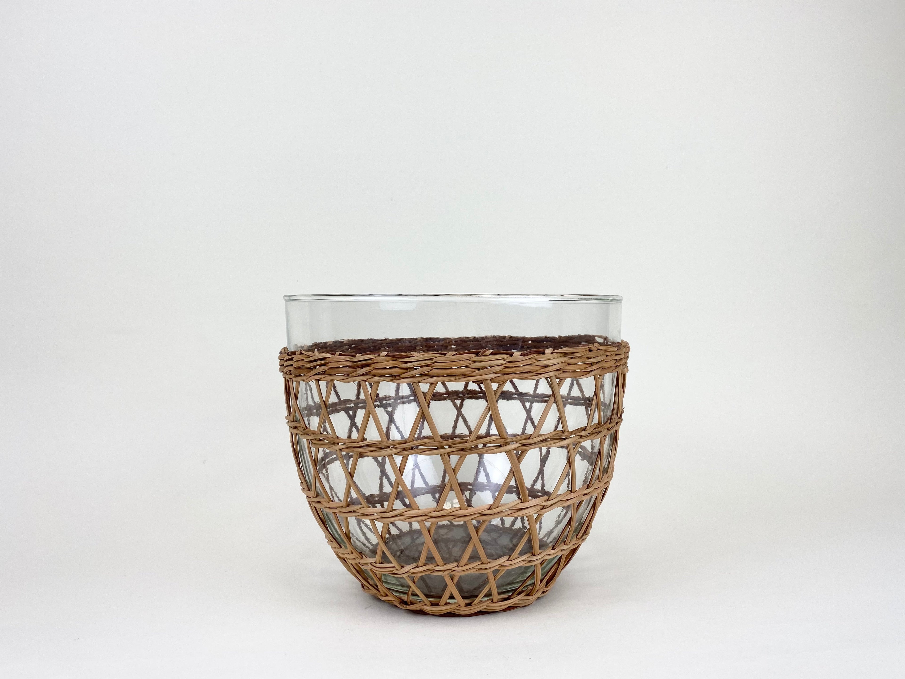 Rattan Cage Large Bowl