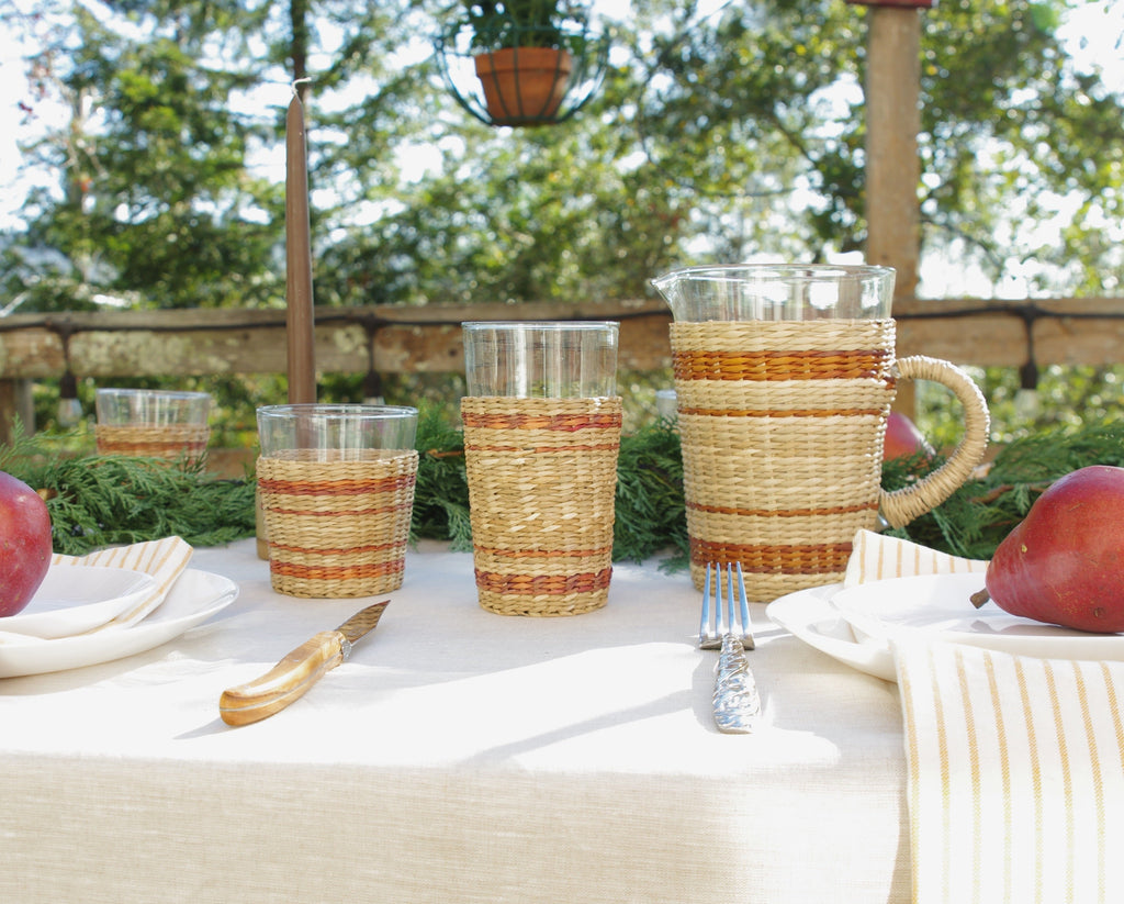 Seagrass Highball Brown Stripe