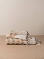 Turkish Hand Towel - Stone/Terracotta